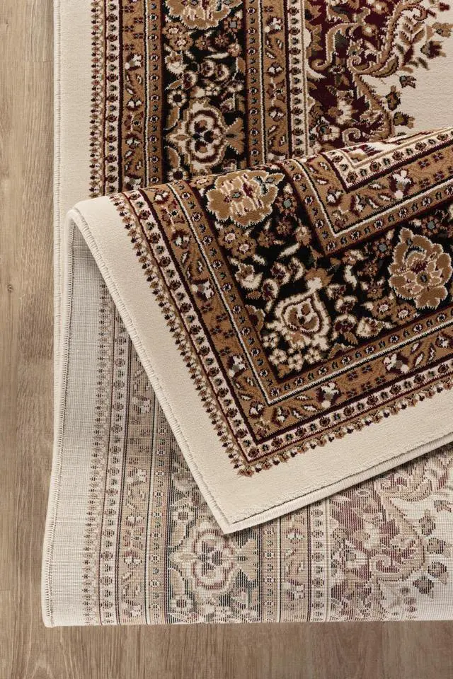 Alt view image 3 of 4 - Manchester GC_HER5006 Ivory 7 ft. 10 in. x 10 ft. 6 in. Area Rug
