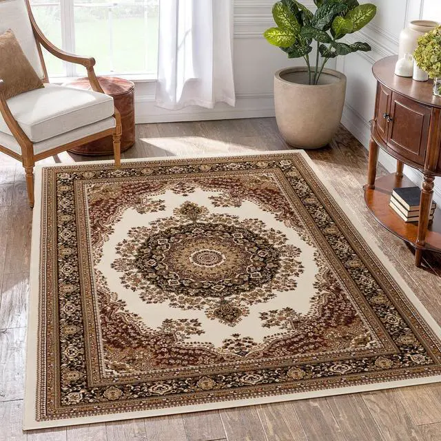 Alt view image 2 of 4 - Manchester GC_HER5006 Ivory 7 ft. 10 in. x 10 ft. 6 in. Area Rug