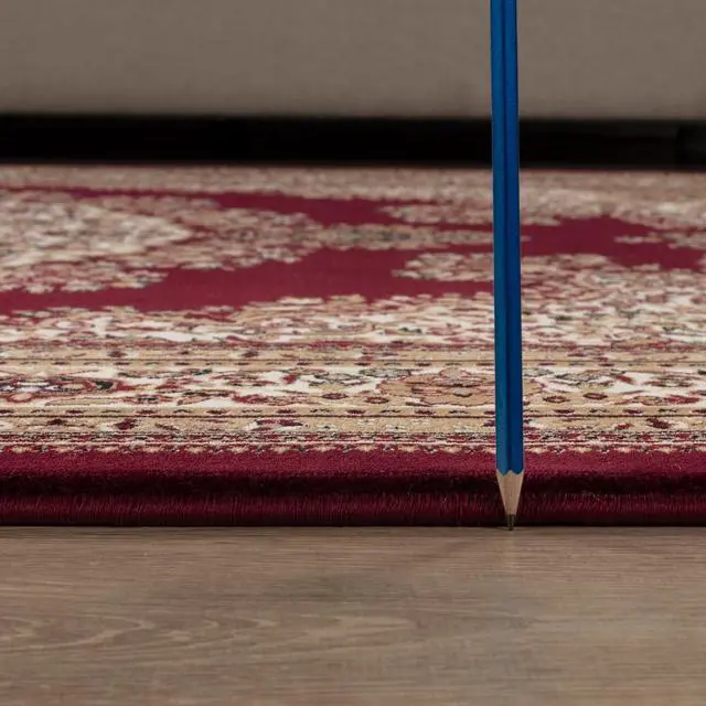 Alt view image 3 of 4 - Manchester GC_HER5007 Red 2 ft. x 3 ft. Area Rug