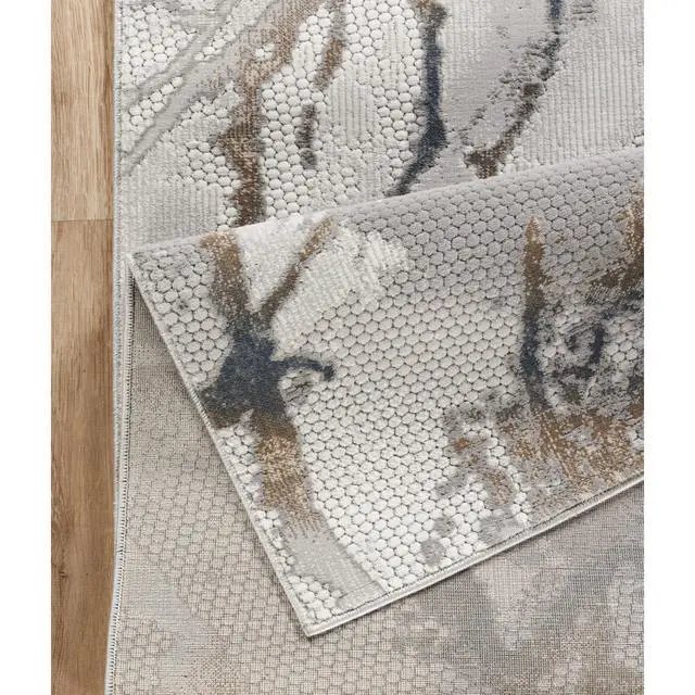 Alt view image 6 of 6 - Geometrix GC_DIM1001 Gray 5 ft. 3 in. x 7 ft. 3 in. Area Rug