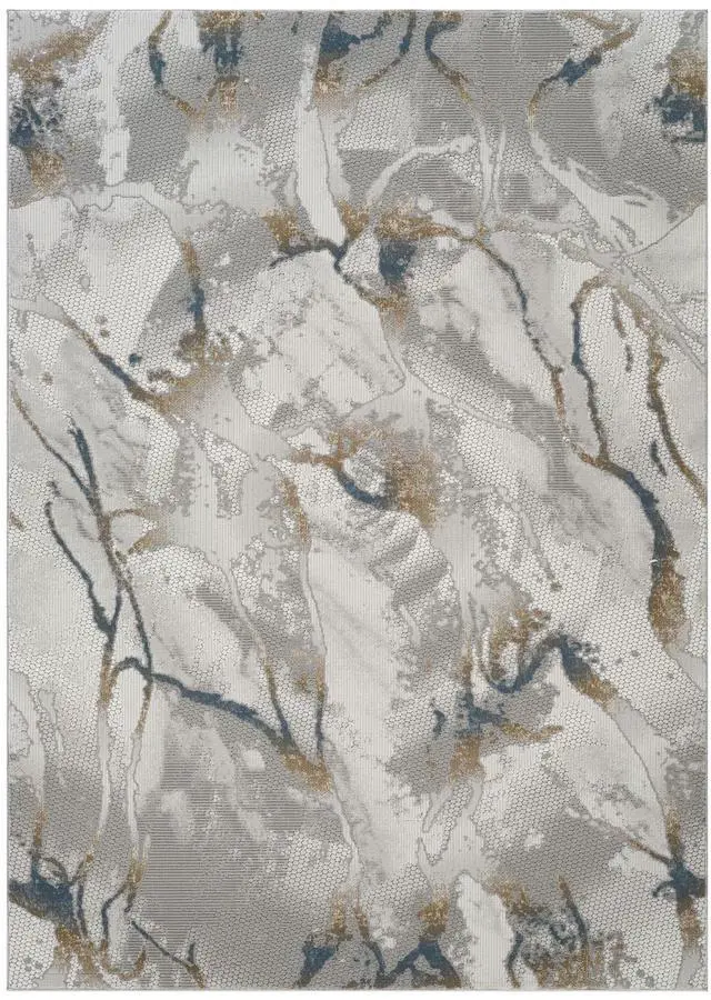 Main image of Geometrix GC_DIM1001 Gray 5 ft. 3 in. x 7 ft. 3 in. Area Rug