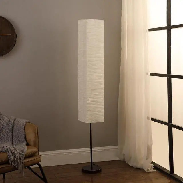 Alt view image 3 of 4 - 62.5-inch Noki Japanese Paper Floor Lamp