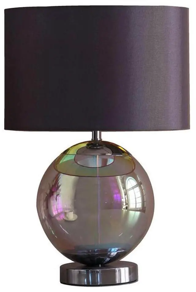 Main image of 18.75-inch Artie Orb Iridescent Chrome Table Lamp