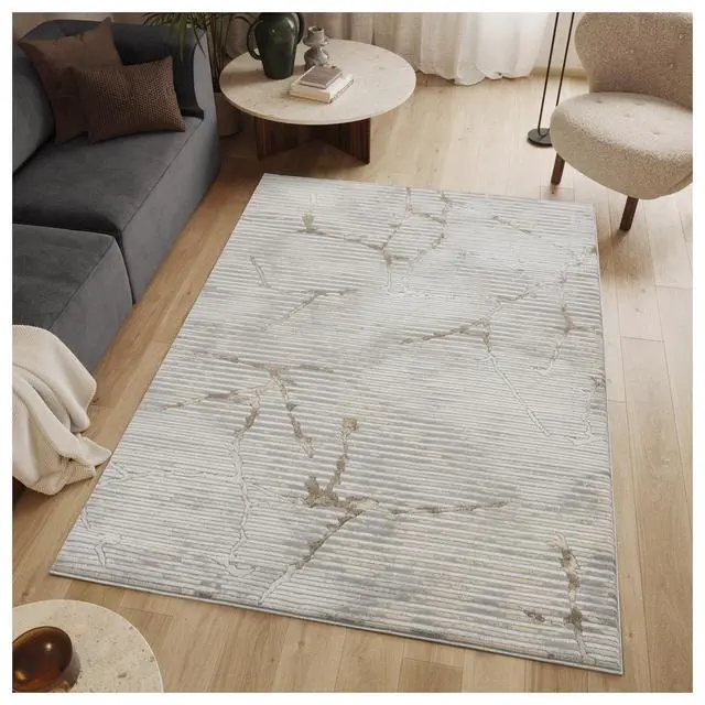 Alt view image 2 of 6 - Geometrix GC_DIM1005 Gray 7 ft. 10 in. x 10 ft. 6 in. Area Rug