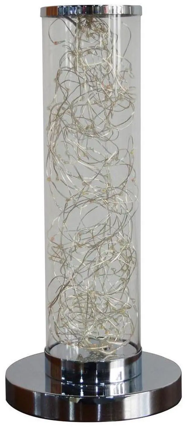 Main image of 13-inch Exposed Multi-Colored Rope Led Namiri Column Table Lamp
