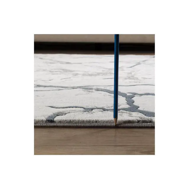 Alt view image 4 of 6 - Geometrix GC_DIM1007 Gray 5 ft. 3 in. x 7 ft. 3 in. Area Rug