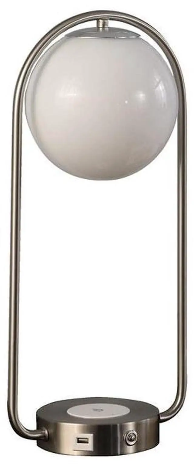 Main image of 19.25-inch-Long Neilsen Retro Table Lamp W/ Charging Station and Usb Port