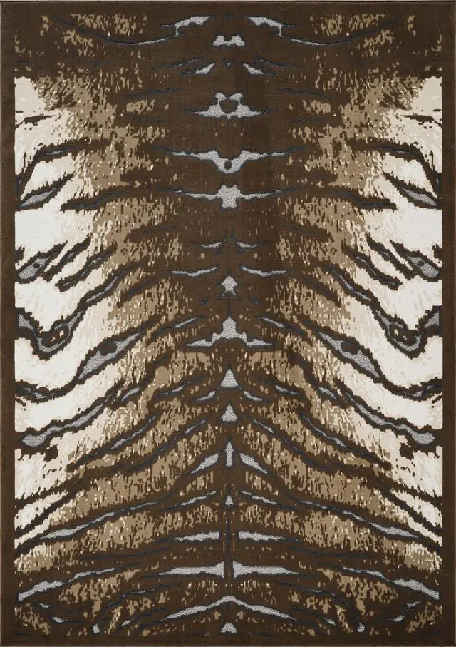 Main image of Hide GC_CHD1001 Brown 7 ft. 10 in. x 10 ft. 3 in. Area Rug
