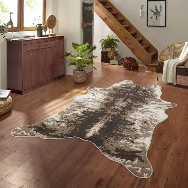 Alt view image 2 of 4 - Hide GC_CHD1003 Brown 5 ft. x 7 ft. Area Rug