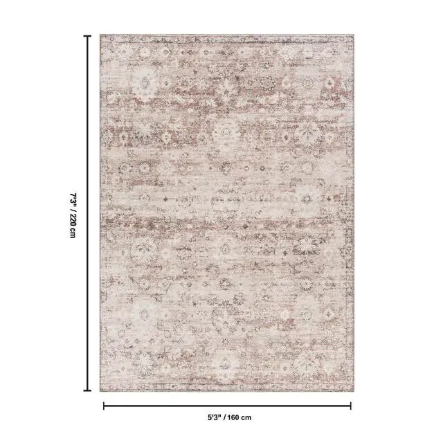 Alt view image 4 of 4 - Majestic GC_RYL1001 L. Brown 5 ft. 3 in. x 7 ft. 3 in. Area Rug