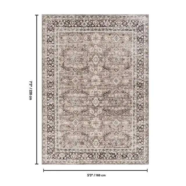 Alt view image 4 of 4 - Majestic GC_RYL1004 Brown 5 ft. 3 in. x 7 ft. 3 in. Area Rug