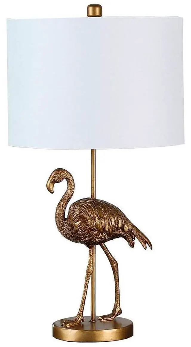 Main image of 26" Matte Gold Flamingo Resin Table Lamp