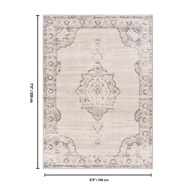 Alt view image 5 of 5 - Majestic GC_RYL1006 Beige 5 ft. 3 in. x 7 ft. 3 in. Area Rug