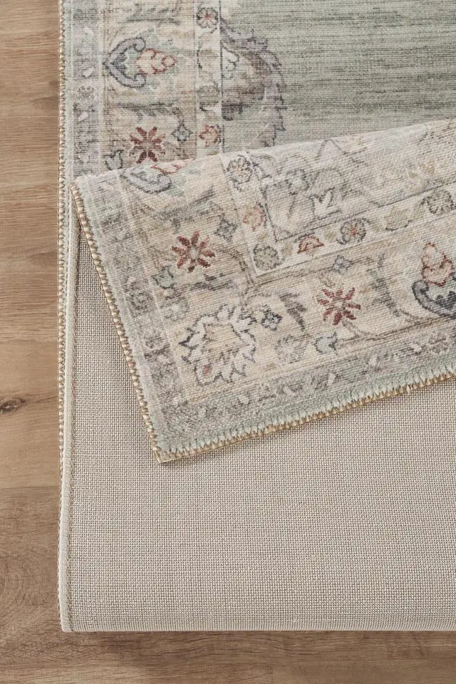 Alt view image 2 of 4 - Majestic GC_RYL1007 Green 5 ft. 3 in. x 7 ft. 3 in. Area Rug