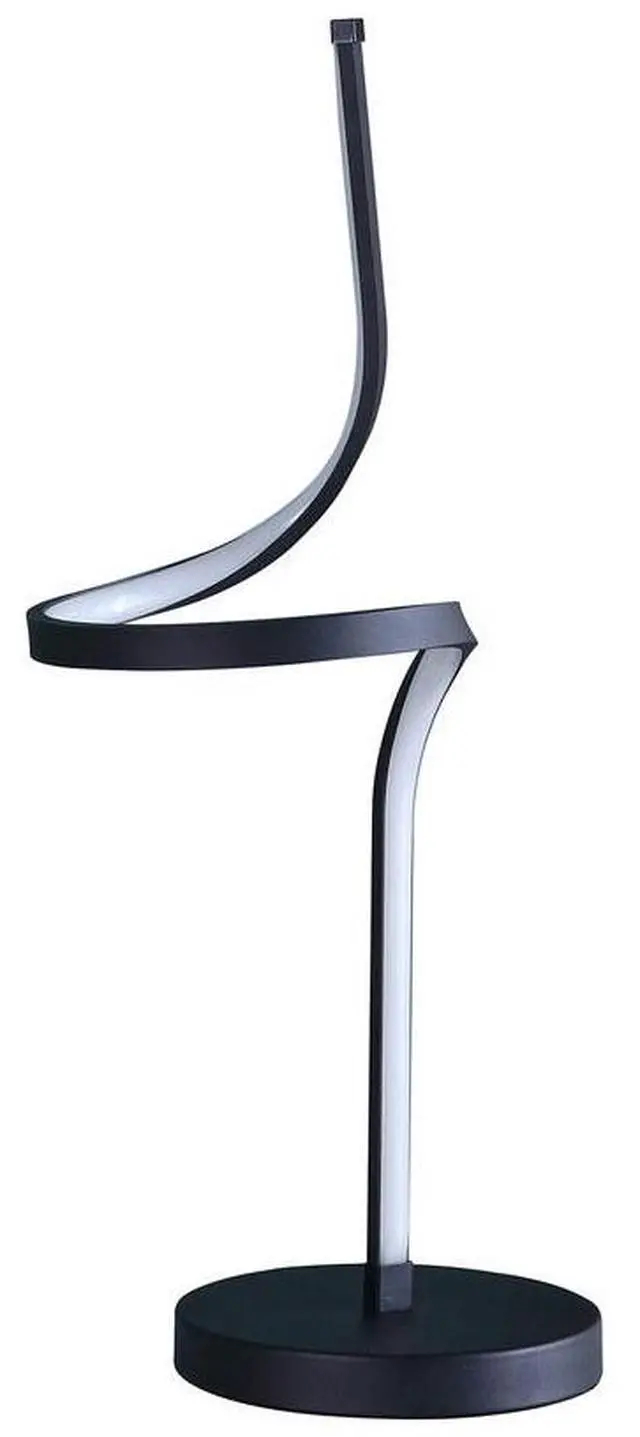 Main image of 22" in Led Apollo Spiral Curved Tube Modern Table Lamp