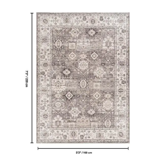 Alt view image 4 of 4 - Majestic GC_RYL1008 Brown 5 ft. 3 in. x 7 ft. 3 in. Area Rug