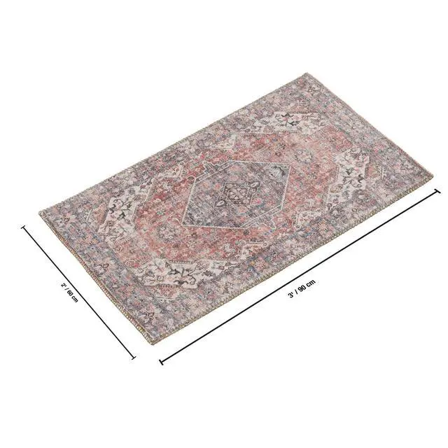 Alt view image 4 of 4 - Majestic GC_RYL1009 Rose 2 ft. x 3 ft. Area Rug