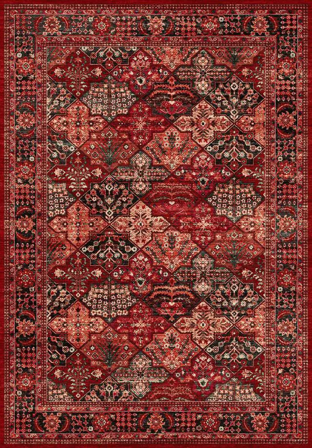 Alt view image 4 of 5 - Majestic GC_RYL1010 Red 2 ft. 7 in. x 9 ft. 10 in. Area Rug