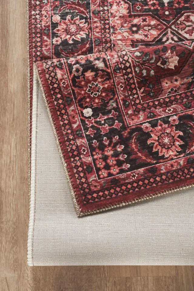 Alt view image 3 of 5 - Majestic GC_RYL1010 Red 2 ft. 7 in. x 9 ft. 10 in. Area Rug