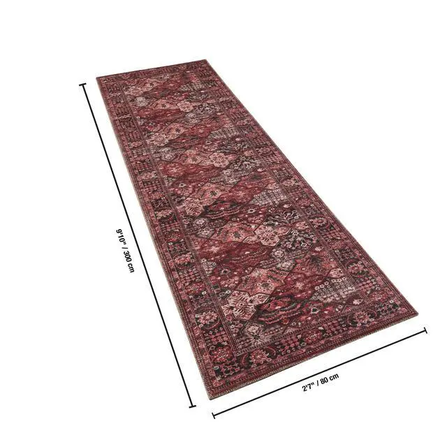 Alt view image 5 of 5 - Majestic GC_RYL1010 Red 2 ft. 7 in. x 9 ft. 10 in. Area Rug