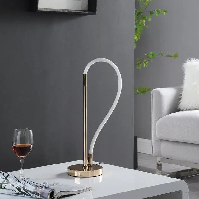 Main image of 20.5" in Elastilight Led Tube W/ Magnetic End Contemporary Rose Gold Table Lamp