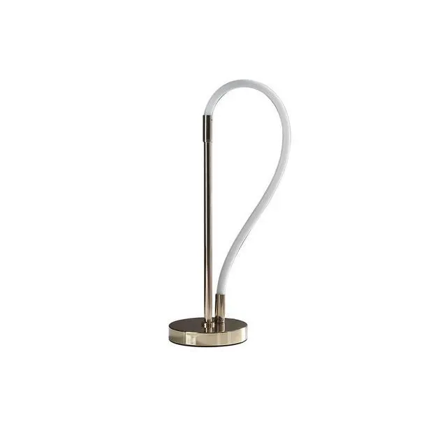 Alt view image 3 of 5 - 20.5" in Elastilight Led Tube W/ Magnetic End Contemporary Rose Gold Table Lamp