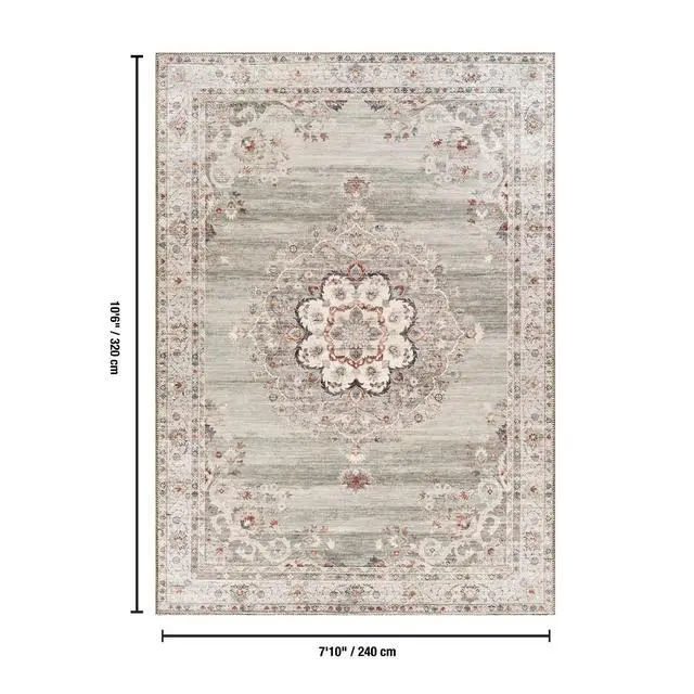 Alt view image 5 of 5 - Oxford GC_NBL2013 Green 7 ft. 10 in. x 10 ft. 6 in. Area Rug