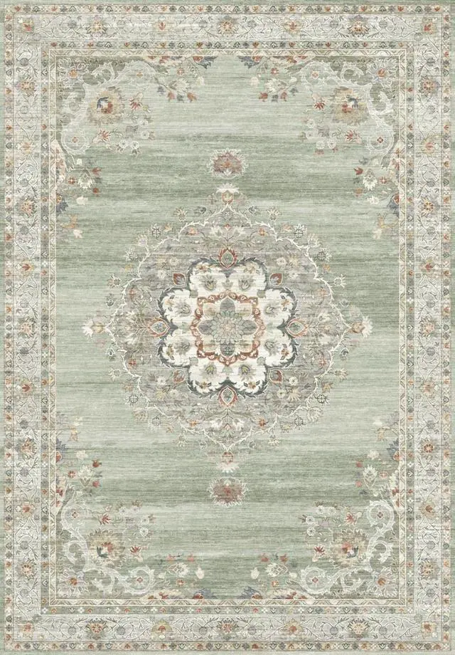 Alt view image 4 of 5 - Oxford GC_NBL2013 Green 2 ft. 7 in. x 9 ft. 10 in. Area Rug