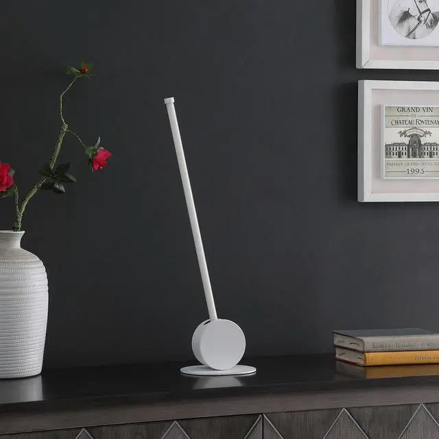Alt view image 4 of 4 - 23" in Modern Led Leaning towering Stick Metal Table Lamp