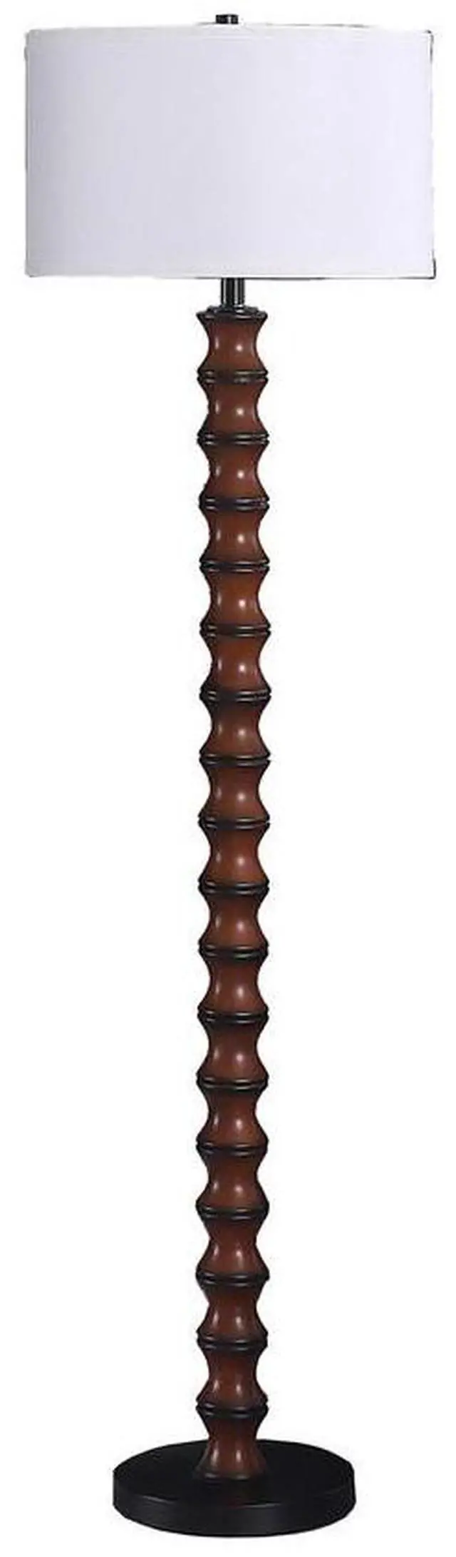 Main image of 61" in Coastal Littoral Wood insp Modern Floor Lamp