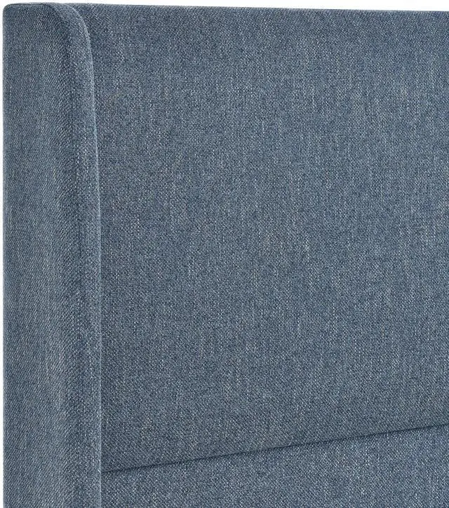 Alt view image 3 of 7 - Arles 3-Piece Upholstered Bedroom Set, Wingback Platform Bed with Two Nightstands