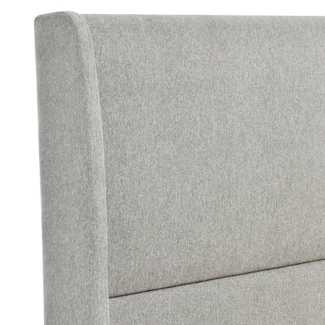 Alt view image 2 of 6 - Arles 3-Piece Upholstered Bedroom Set, Wingback Platform Bed with Two Nightstands