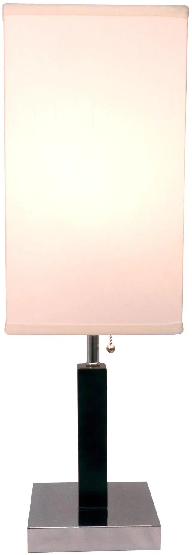 Main image of 26"H Brown Square Wooden Table Lamp (1Pc/Ctn) (0.92/5.55)