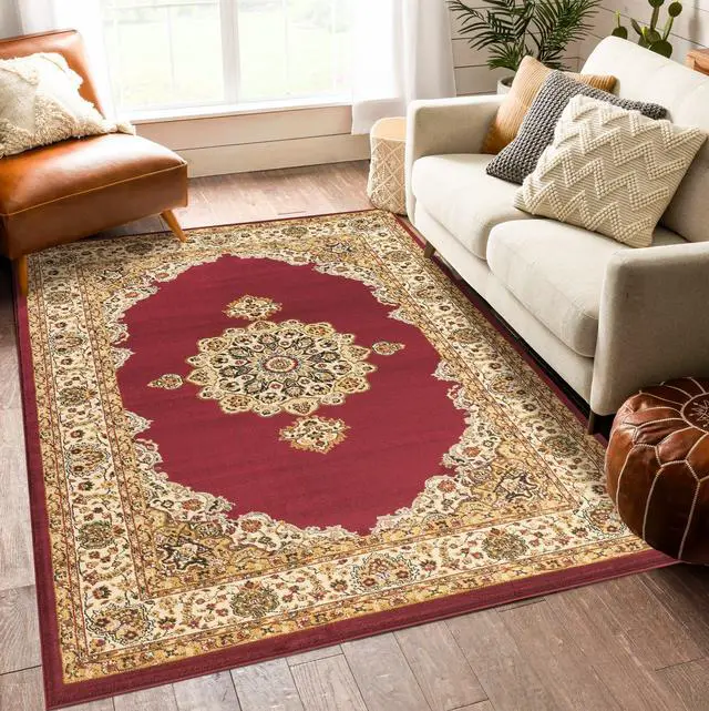 Main image of Classic GC_VIN5009 Red 5 ft. 3 in. x 7 ft. 3 in. Area Rug