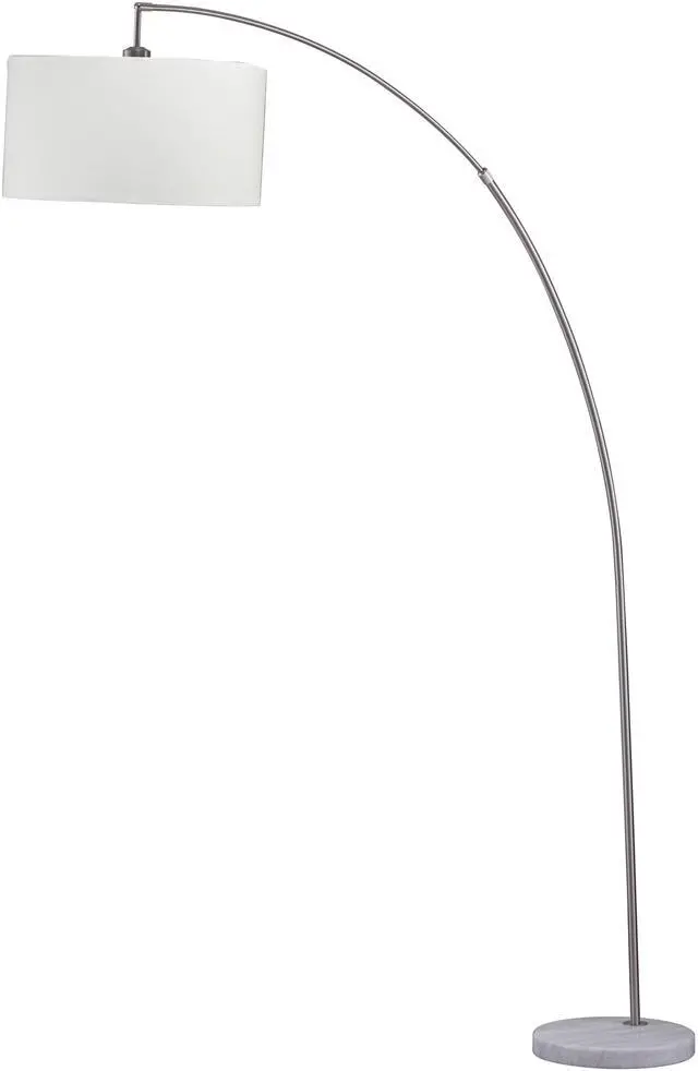 Alt view image 5 of 5 - 78" Silver Arch Floor Lamp with Kd Shade W/ Double Box (1Pc/Ctn) (2.15/26.84)