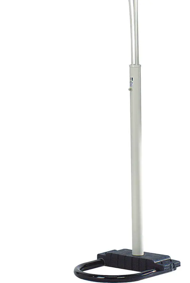 Alt view image 2 of 3 - 84"H White 5-Head Cap Style Floor Lamp (1Pc/Ctn) (2.24/33.97)