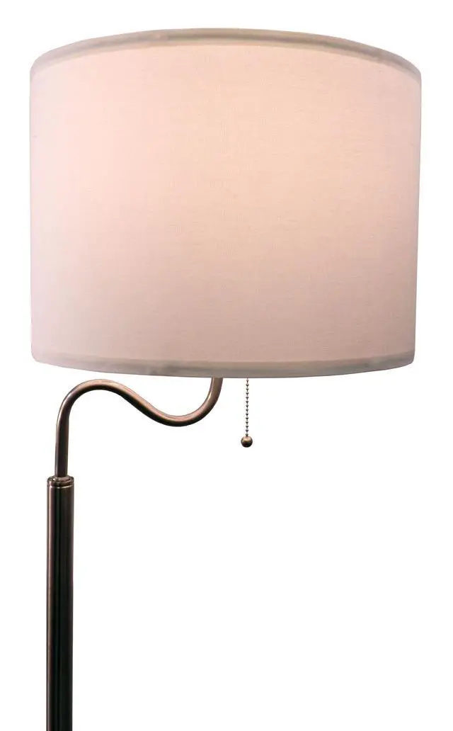 Alt view image 4 of 7 - 58" Squared Sofa Side Shelves Table Lamp W/ Power Station (1.14/14.96)