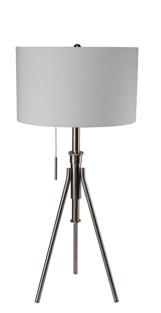 Alt view image 2 of 5 - 32-37"H Adjustable Tripod Table Lamp