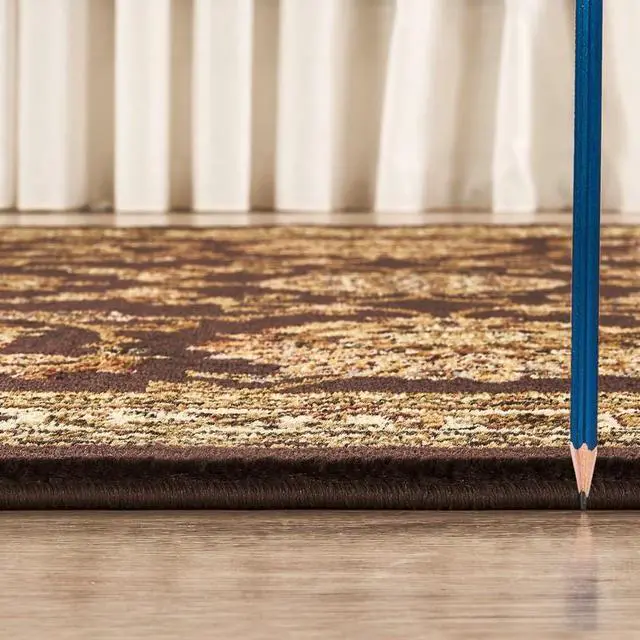 Alt view image 3 of 5 - Classic GC_VIN5013 Brown 7 ft. 10 in. x 10 ft. 3 in. Area Rug