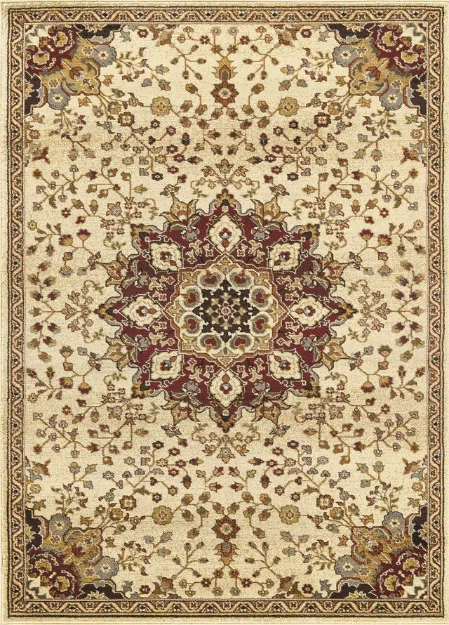 Alt view image 4 of 4 - Classic GC_VIN5014 Cream 2 ft. x 3 ft. Area Rug