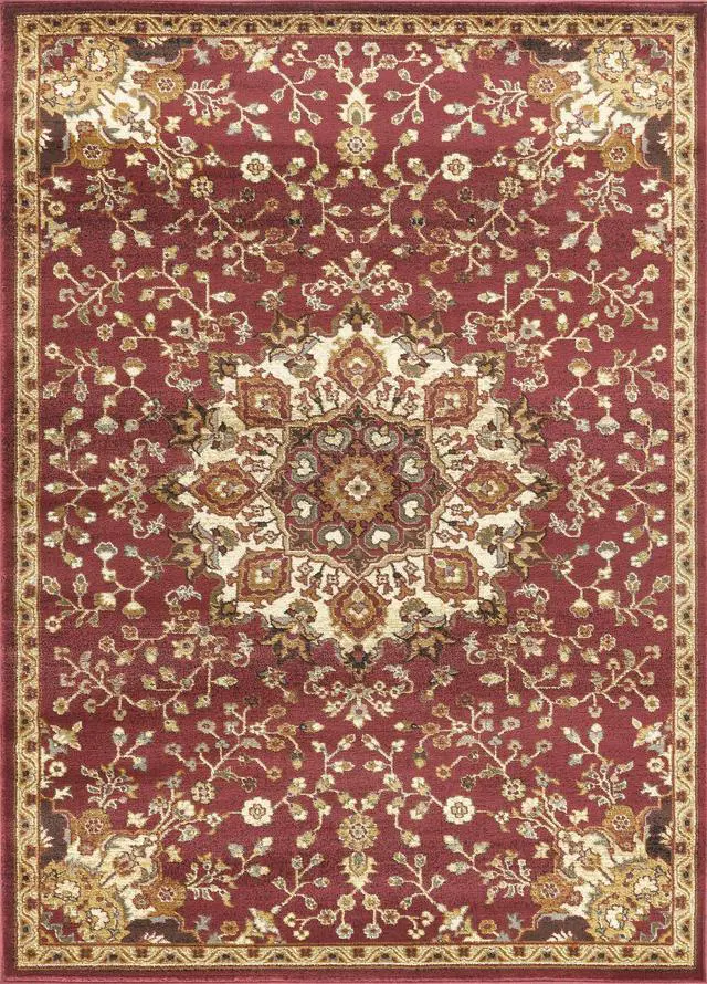 Alt view image 4 of 5 - Classic GC_VIN5015 Red 5 ft. 3 in. x 7 ft. 3 in. Area Rug