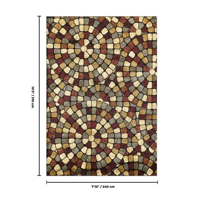 Alt view image 5 of 5 - Bristol GC_DYN7091 Multi 7 ft. 10 in. x 10 ft. 3 in. Area Rug