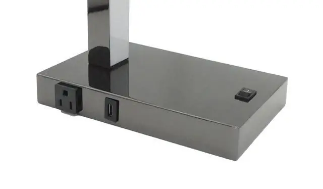 Alt view image 4 of 4 - Modern Led Desk Lamp with Usb & Power Outlet
