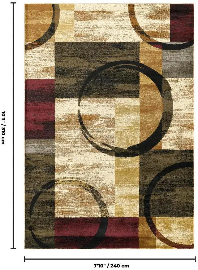 Alt view image 5 of 5 - Bristol GC_DYN7094 Multi 7 ft. 10 in. x 10 ft. 3 in. Area Rug