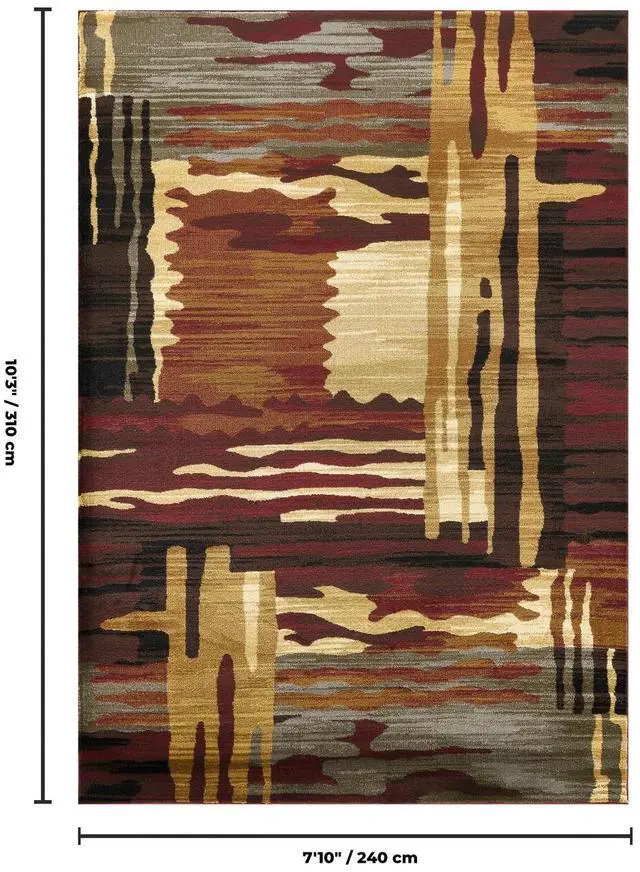 Alt view image 5 of 5 - Joy GC_BLI6061 Multi 7 ft. 10 in. x 10 ft. 3 in. Area Rug
