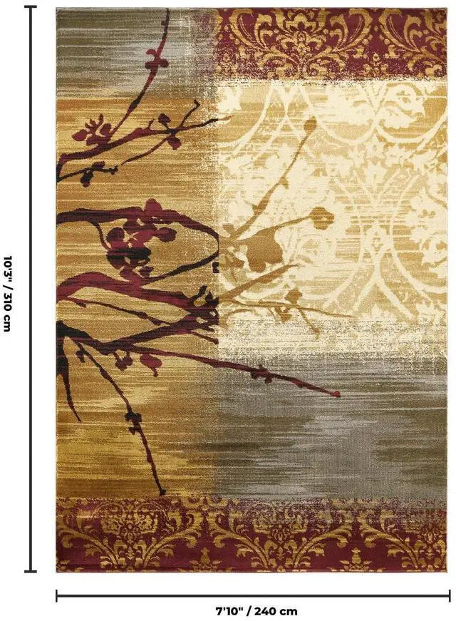 Alt view image 3 of 5 - Joy GC_BLI6062 Multi 7 ft. 10 in. x 10 ft. 3 in. Area Rug