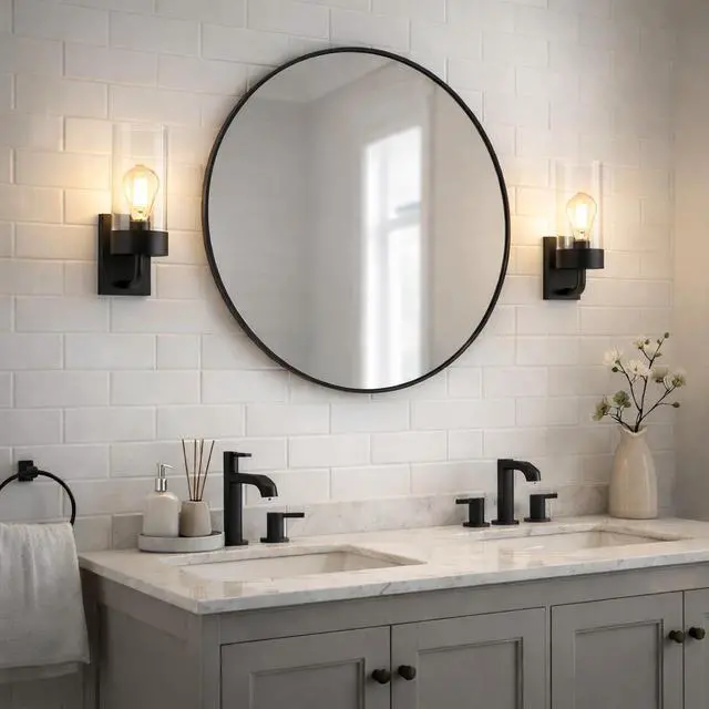 Alt view image 6 of 7 - Zephyr Single Light Sconce with Clear Glass Metal Black Finish