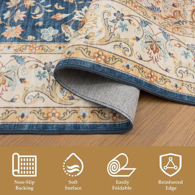 Alt view image 6 of 7 - Premier GC_HAM4003 8x10 Navy Area Rug