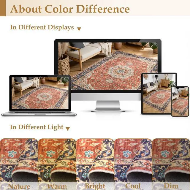 Alt view image 6 of 7 - Premier GC_HAM4004 8x10 Red Area Rug