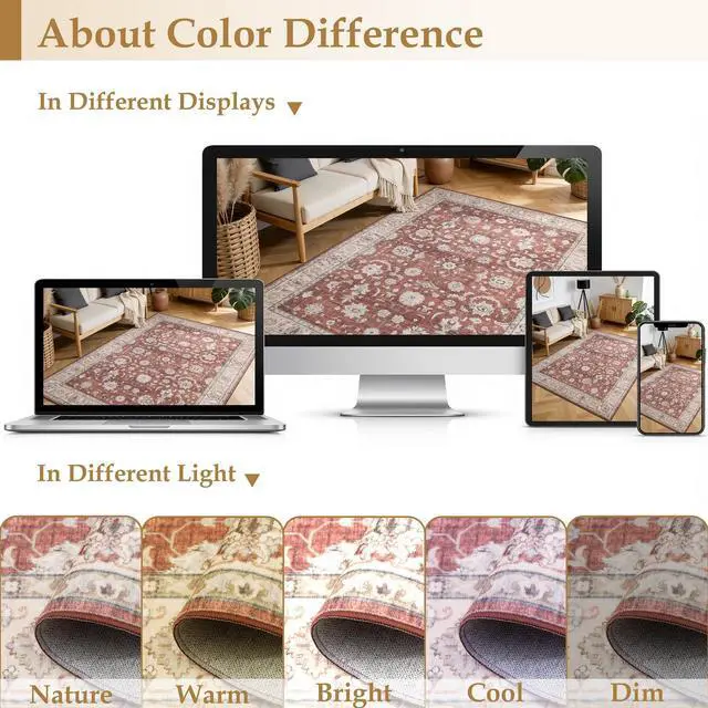 Alt view image 7 of 7 - Premier GC_HAM4008 8x10 Red Area Rug